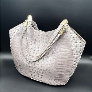 Brahmin Duxbury Large Satchel Hunter Melbourne Handbag Bag Purse